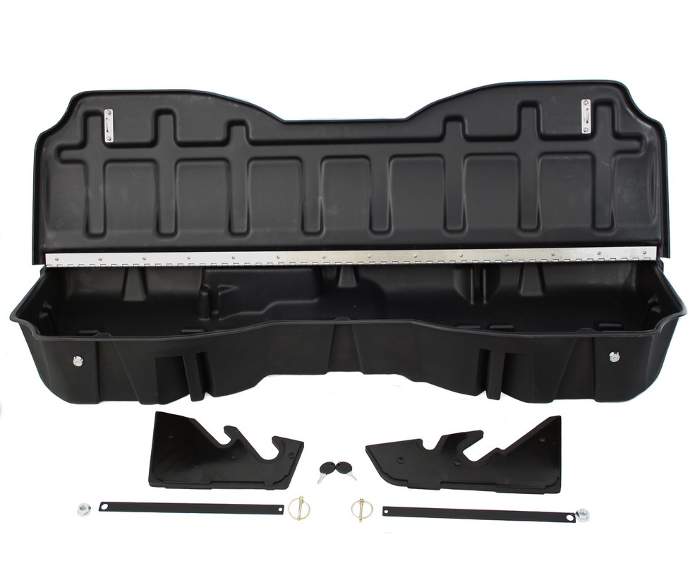 DUHA Underseat Storage/Lock Box, Gun Case For 2014-2018 Chevrolet Silverado/GMC Sierra 1500, 2015-2019 2500HD,3500HD Crew Cab