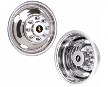 16_inch_x_6.5_inch_8_Lug_4_Hand_Hole_for_2001-2007_Chevrolet_Silverado_3500_Polished_Stainless_Wheel_Simulators_Set_of_4