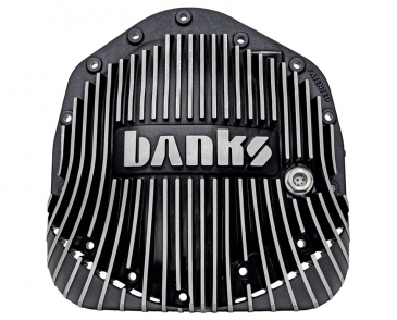 Banks Power Ram-Air Differential Cover Kit Satin Black/Machined W/Hardware For 2001-2019 Chevrolet/GMC, 2003-2018 Ram W/AAM 11.5" Or 11.8" 14 Bolt Rear Axle