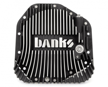 Banks Power Ram-Air Differential Cover Kit Satin Black/Machined W/Hardware For 2017-2023 Ford F250 HD Tow Pkg, F350 SRW W/Dana M275 Rear Axle