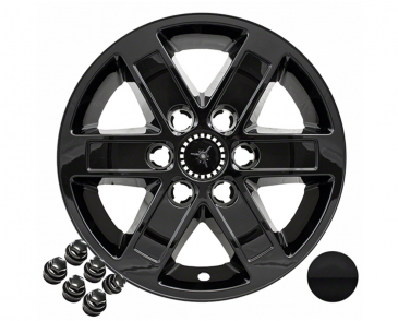 Impostor 2007-2013 GMC Sierra 1500 17" Gloss Black ABS Wheel Skins
