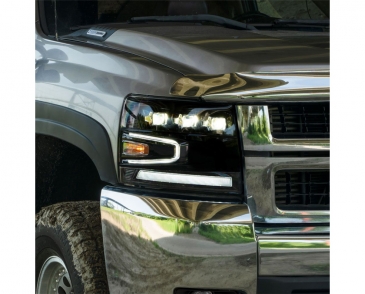 Form LED Projector Headlights, Pair, For 2007-2013 Chevrolet Silverado