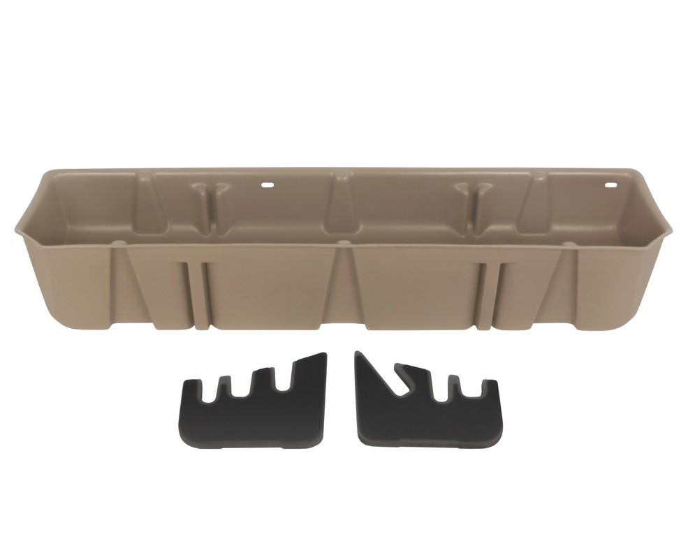 DU-HA Underseat Storage/Gun Case, Tan, For 2015-2024 Ford F150, 2017-2024 F250, F350, F450, F550 SuperCrew