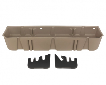DU-HA Underseat Storage/Gun Case, Tan, For 2015-2024 Ford F150, 2017-2024 F250, F350, F450, F550 SuperCrew
