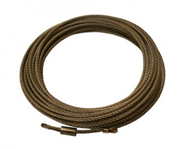 Winch Rope Wire 10012 12mm x 92 Ft Gray