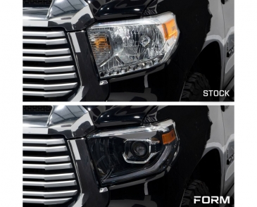 Form LED Projector Headlights, Pair, For 2014-2021 Toyota Tundra
