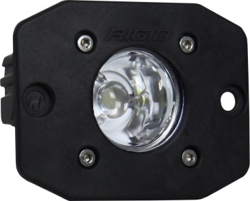 RIGID Industries Flood, Black, Flush Mount, Ignite