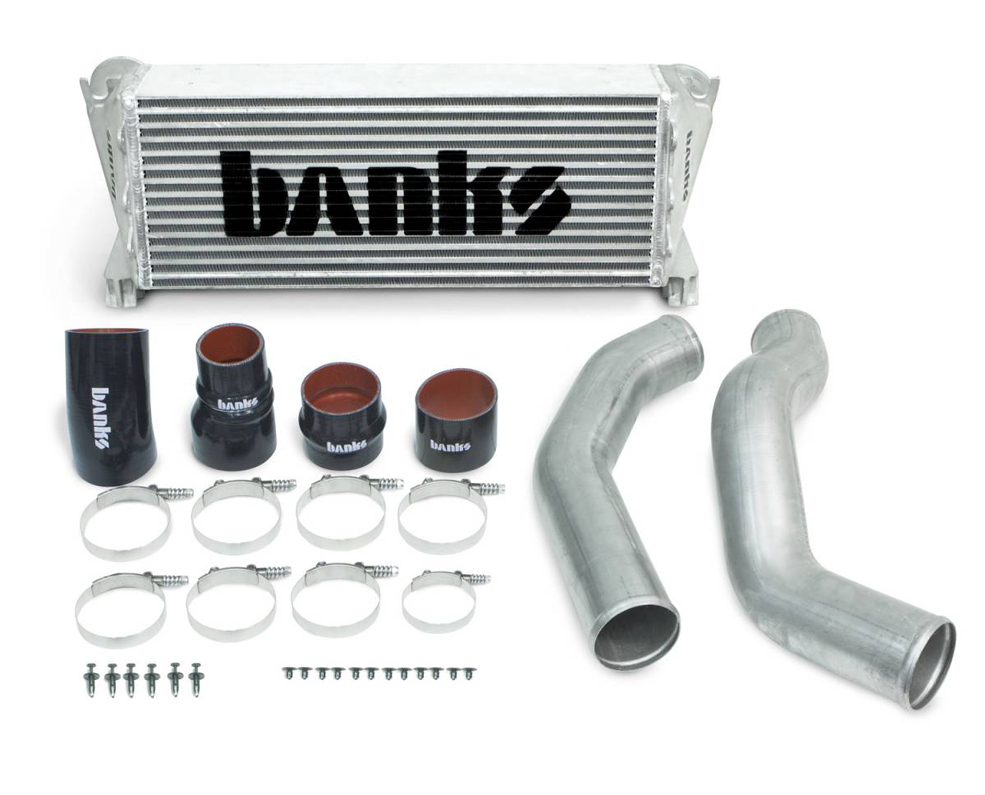 Banks Power Intercooler Upgrade, Includes Boost Tubes Natural Finish, For 2013-2018 Ram 2500, 3500 Cummins 6.7L