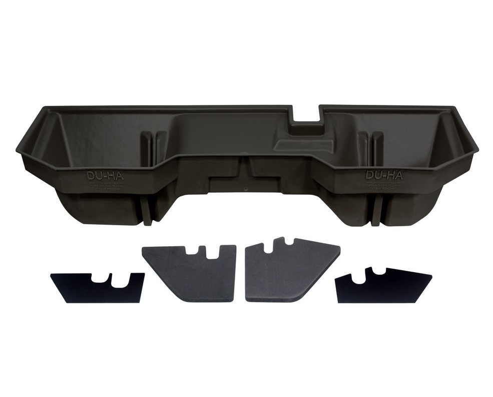 DUHA Underseat Storage/Gun Case, Gray For 2002-2024 Dodge Ram 1500, 2003-2024 RAM 2500,3500 Quad Cab/Crew Cab