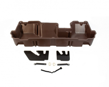 DU-HA Underseat Storage/Gun Case, Brown, For 2019-2024 RAM 1500 Crew Cab