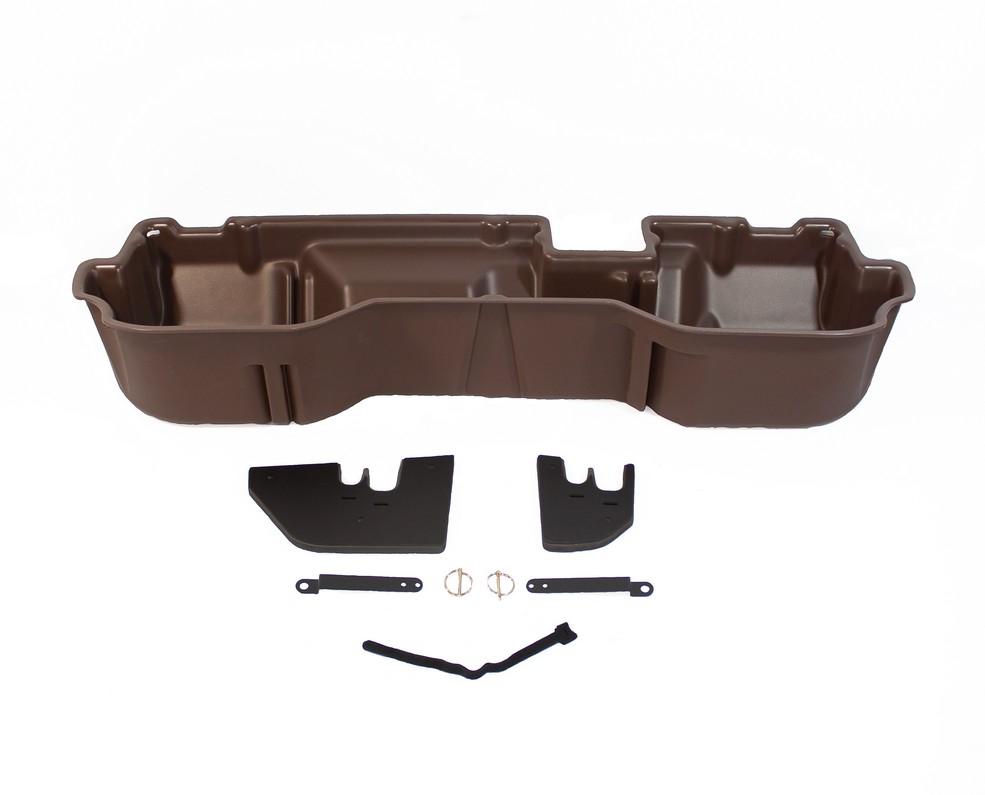 DU-HA Underseat Storage/Gun Case, Brown, For 2019-2024 RAM 1500 Quad Cab