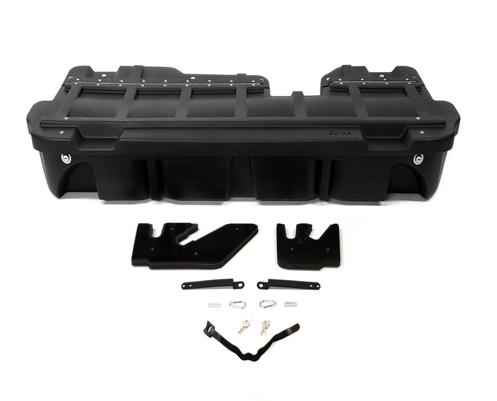 DU-HA Lockable Heavy Duty Underseat Storage/Gun Case, Black, For 2019-2024 RAM 1500 Crew Cab