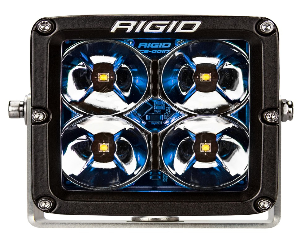 RIGID Industries LED Light Pods, 4" Radiance POD XL, Blue Backlight, Pair
