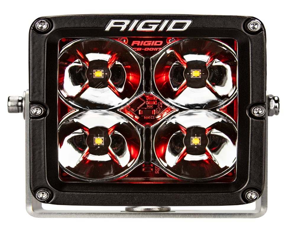 RIGID Industries LED Light Pods, 4" Radiance POD XL, Red Backlight, Pair