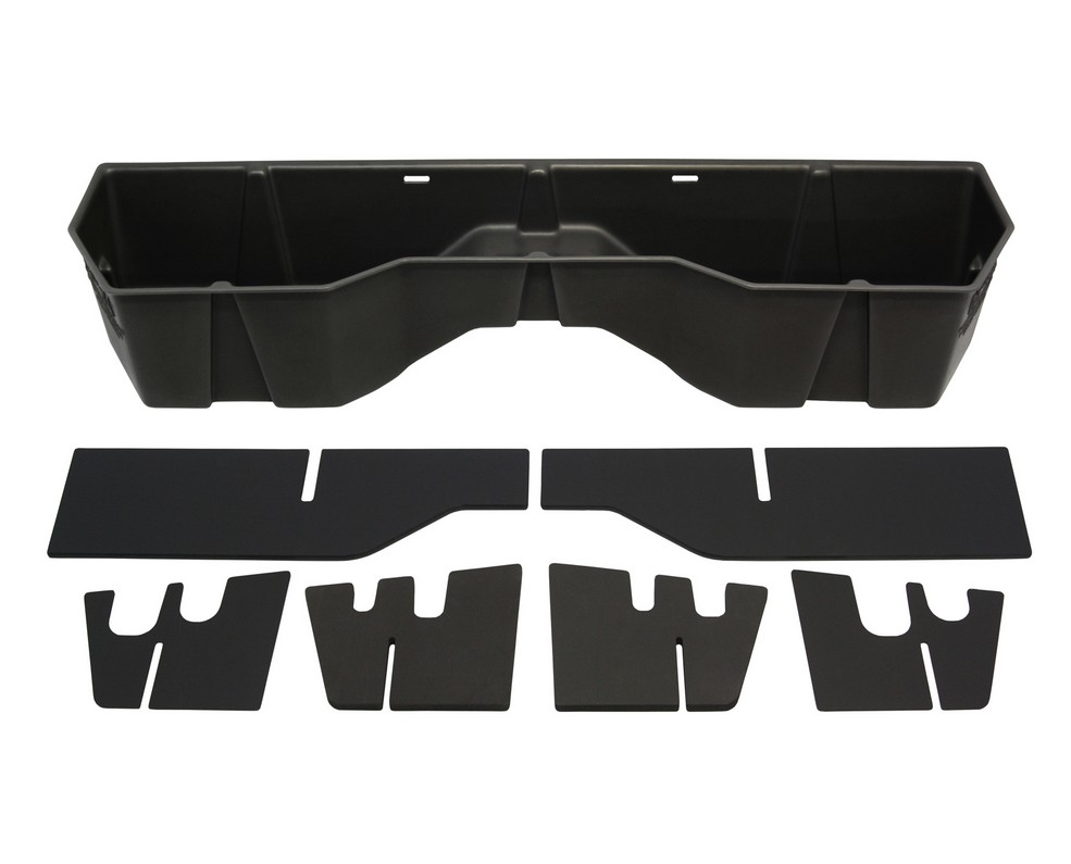 DU-HA Underseat Storage/Gun Case, Dark Gray, For 2004-2024 Nissan Titan King Cab/Crew Cab