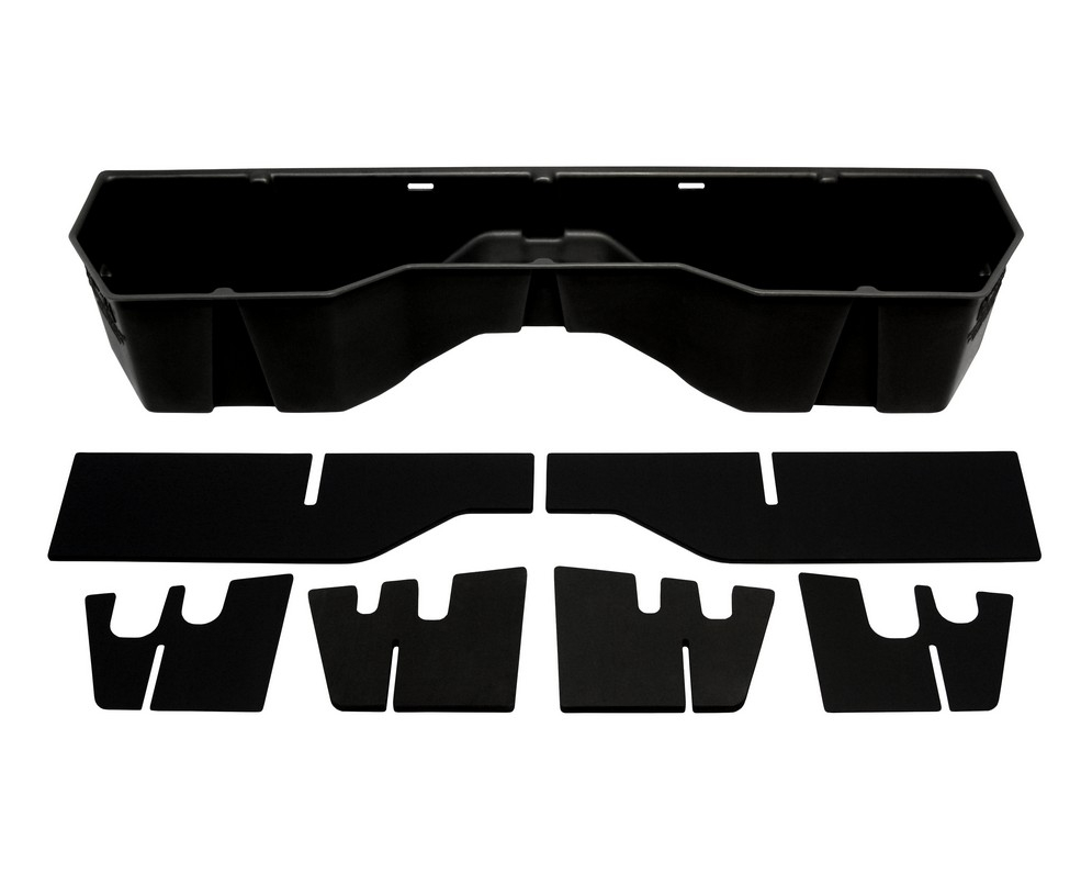 DU-HA Underseat Storage/Gun Case, Black, For 2004-2024 Nissan Titan King Cab/Crew Cab