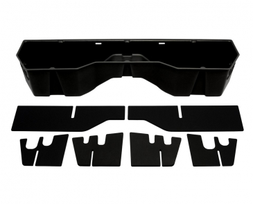 DU-HA Underseat Storage/Gun Case, Black, For 2004-2024 Nissan Titan King Cab/Crew Cab
