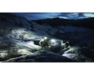 RIGID Industries  A-Series Rock Light Kit, Amber, Set Of 4 Lights