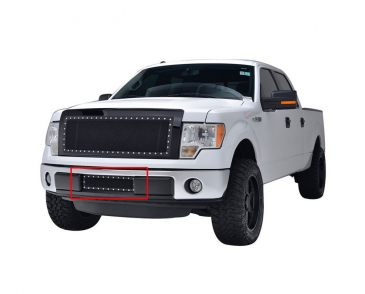 2009-2014 Ford F-150 Evolution Stainless Steel Wire Mesh Bumper Grille Black