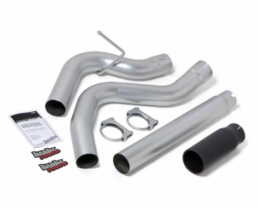 Banks Power Monster Exhaust System, Single Exit, Black Tip, For 2014-2019 Ram 1500 3.0L EcoDiesel