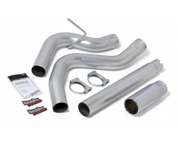 Banks Power Monster Exhaust System, Single Exit, Chrome Tip, 2014-2019 Ram 1500 3.0L EcoDiesel