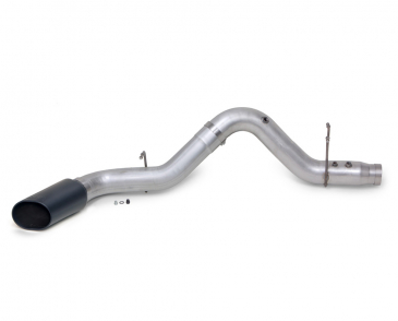 Banks Power Monster Exhaust System, 5" Single Exit, Black Tip ,For 2017-2024 Chevrolet/GMC 2500, 3500 Duramax 6.6L L5P