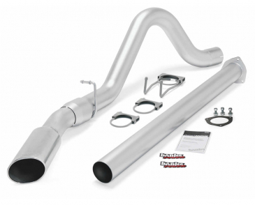 Banks Power Monster Exhaust System, Single Exit, Chrome Tip, For 2015-2016 Ford F250, F350, 450 6.7L Power Stroke Diesel CCSB-CCLB
