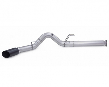 Banks Power Monster Exhaust System, 5" Single Exit, Black Tip, For 2017-2024 Ford F250, F350, F450 6.7L