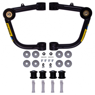 Bilstein B8 Control Arms, Tubular, Adjustable, Chromoly, Black Powdercoated, Front Upper, for 2005-2022 Toyota Tacoma