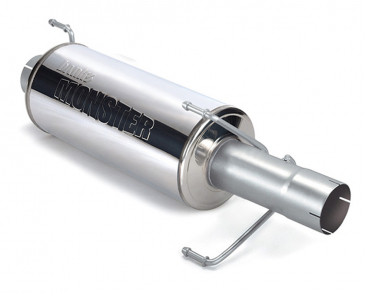 Banks Power Stainless Steel Exhaust Muffler, 4" Inlet/Outlet, W/hardware, For 2003-2004 Dodge 5.9L