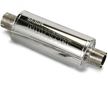 Banks Power Stainless Steel Exhaust Muffler, 4" Inlet/Outlet, Various Applications