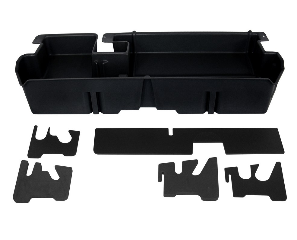 DU-HA Underseat Storage/Gun Case, Black, For 2007-2021 Toyota Tundra Double Cab