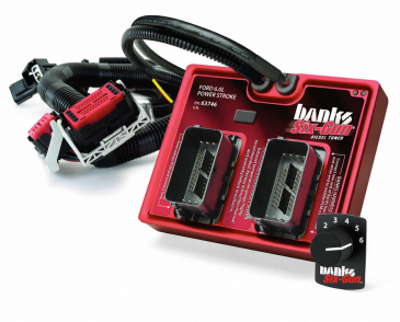 Banks Power Six-Gun Diesel Tuner W/Switch, 2003-2007 Ford 6.0L