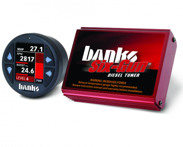 Banks Power Six-Gun Diesel Tuner W/Banks IDash 1.8 Super Gauge For 2004-2005 Chevrolet 6.6L LLY
