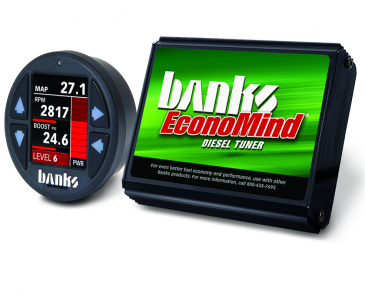 Banks Power Economind Diesel Tuner (PowerPack Calibration) With Banks IDash 1.8 Super Gauge For Use With 2006-2007 Chevrolet 6.6L LLY-LBZ
