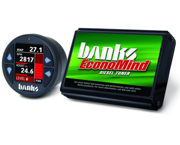 Banks Power Economind Diesel Tuner (PowerPack Calibration) With Banks IDash 1.8 Super Gauge For Use With 2003-2005 Dodge 5.9L