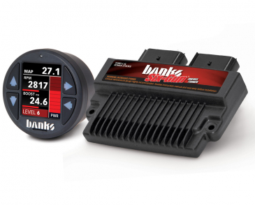 Banks Power Six-Gun Diesel Tuner W/Banks IDash 1.8 Super Gauge For 2008-2010 Ford 6.4L