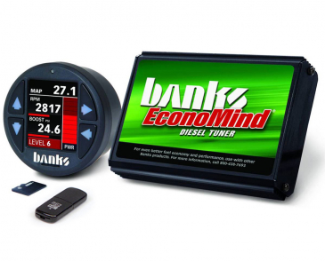 Banks Power Economind Diesel Tuner (PowerPack Calibration) W/iDash 1.8 DataMonster For 2004-2005 Chevrolet 6.6L LLY