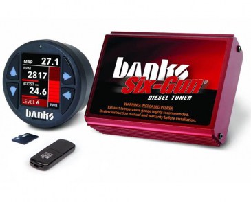 Banks Power Six-Gun Diesel Tuner W/iDash 1.8 DataMonster For 2004-2005 Chevrolet 6.6L LLY
