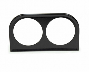 Banks Power Gauge Mounting Panel Two Gauges, Black W/Fasteners