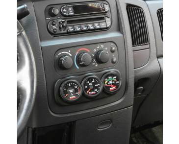 Banks Power Dash Mount 3 Gauge Pod, For 2003-2005 Dodge Ram, Black