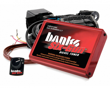 Banks Power Six-Gun Diesel Tuner W/Switch, 2004-2005 Chevrolet 6.6L LLY