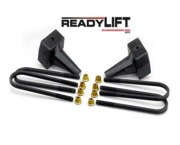 ReadyLIFT 4'' Rear Block Kit For 2011-2016 FORD F250, F350, F450 Super Duty, 2-pc Drive Shaft Only
