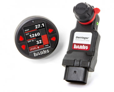 Banks Power Derringer Tuner W/ActiveSafety And Banks IDash 1.8 Super Gauge, For 2017-2019 Ford 6.7
