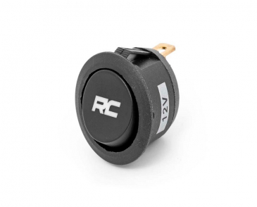 Round LED Backlit Rocker Switch