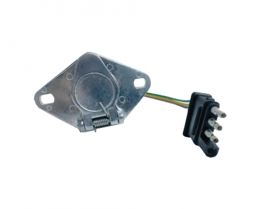 4 Flat Trailer End to 4 Socket Adapter