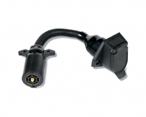 7 Way Blade Plug to 7 Round Socket Adapter