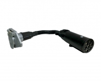 7-Way Pin to 4-Way Pin Round Socket