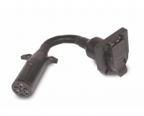 7 Way Pin Plug to 7 Blade Socket Adapter