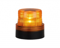 LED Amber Magnetic Battery Operated Flashing/Rotating Beacon